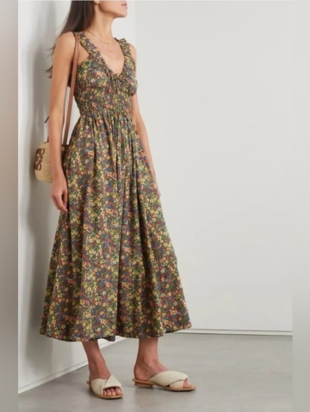 Doen emmaretta dress in green valley, medium - Picture 3 of 8